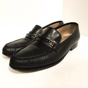 Gucci - Mens Loafers - Black Leather - Size 42D - US 8.5
